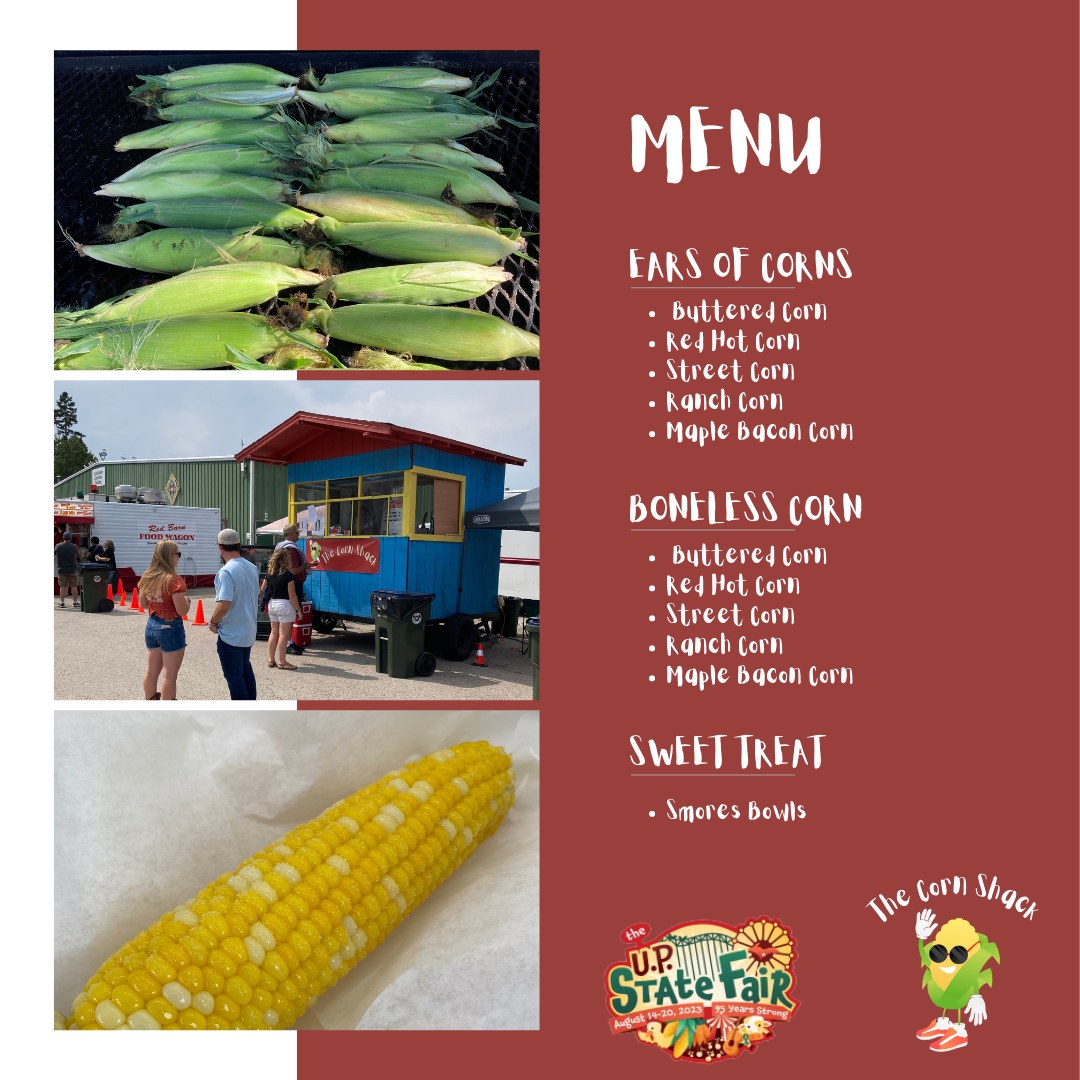 The Corn Shack Menu