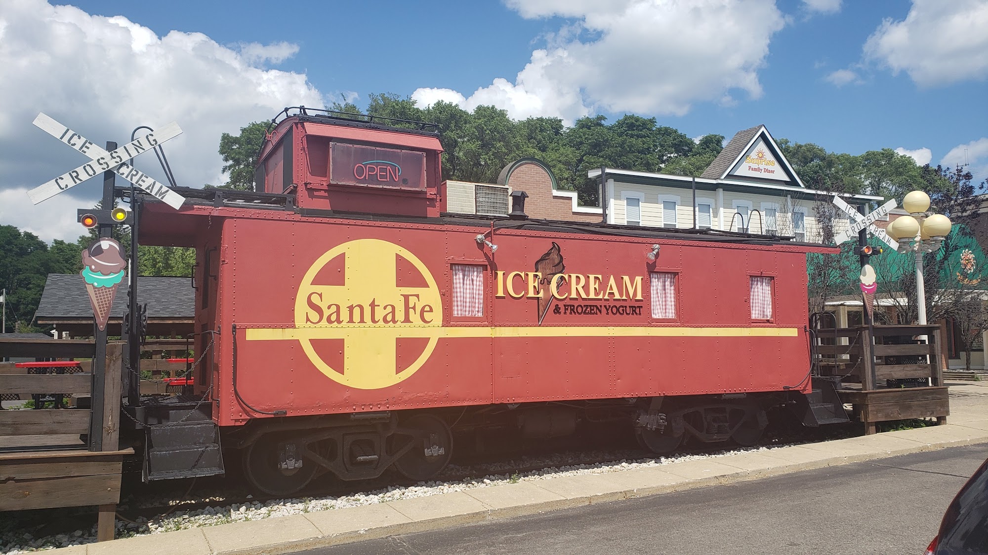 Whistle Stop Ice Cream Caboose