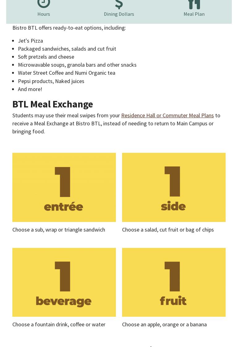 Schneider Café Menu