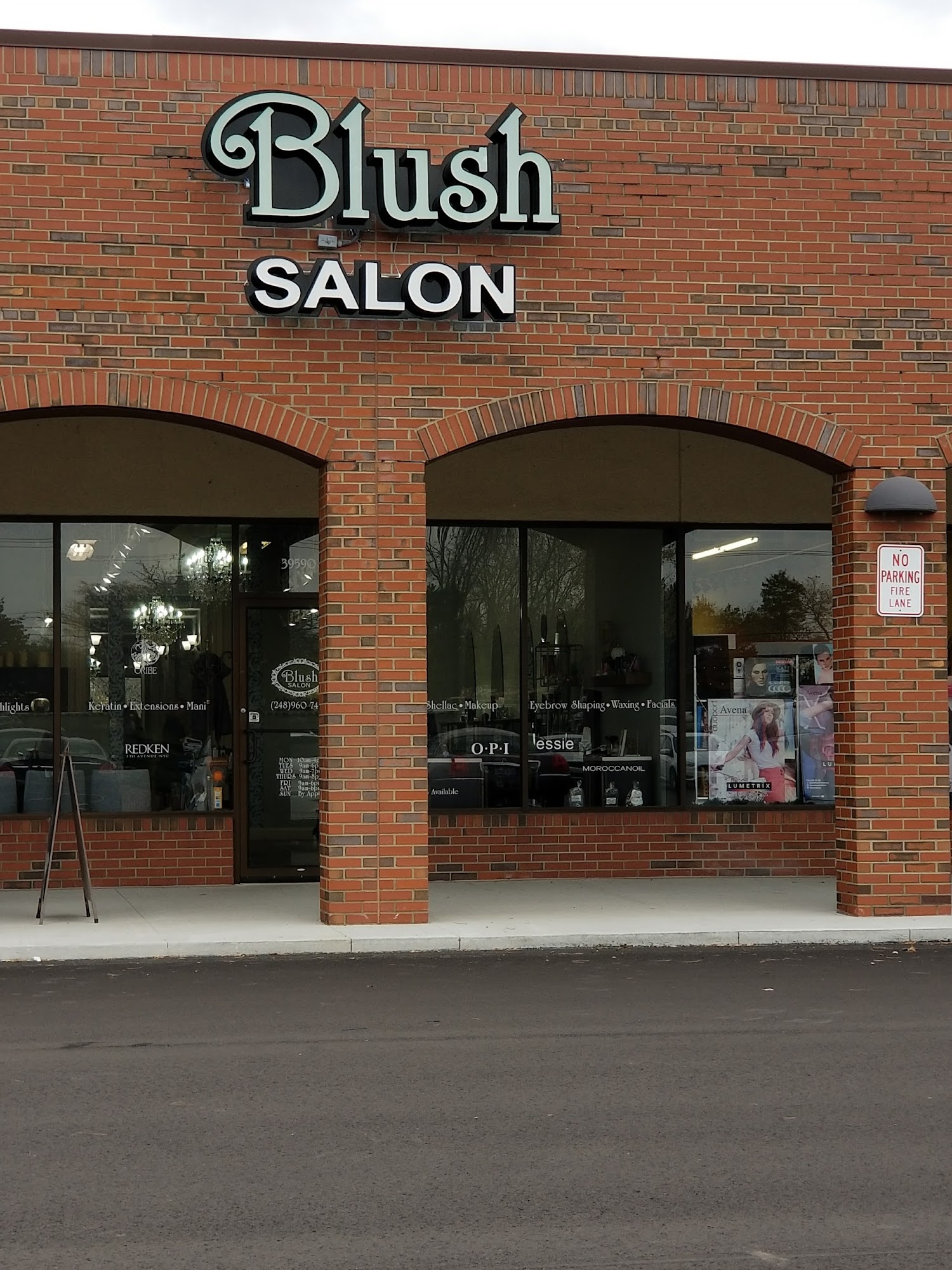 Blush Salon 39590 W 14 Mile Rd, Walled Lake Michigan 48390