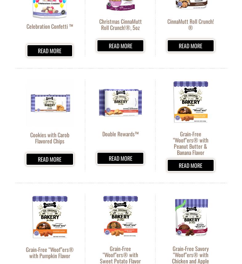 Three Dog Bakery Menu