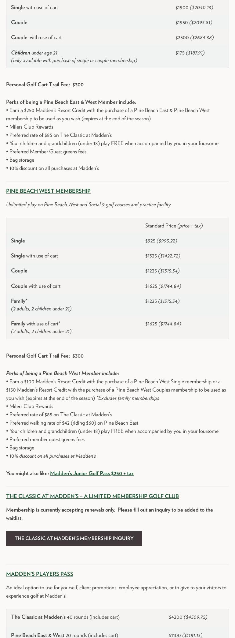 The Ice Cream Shoppe Menu