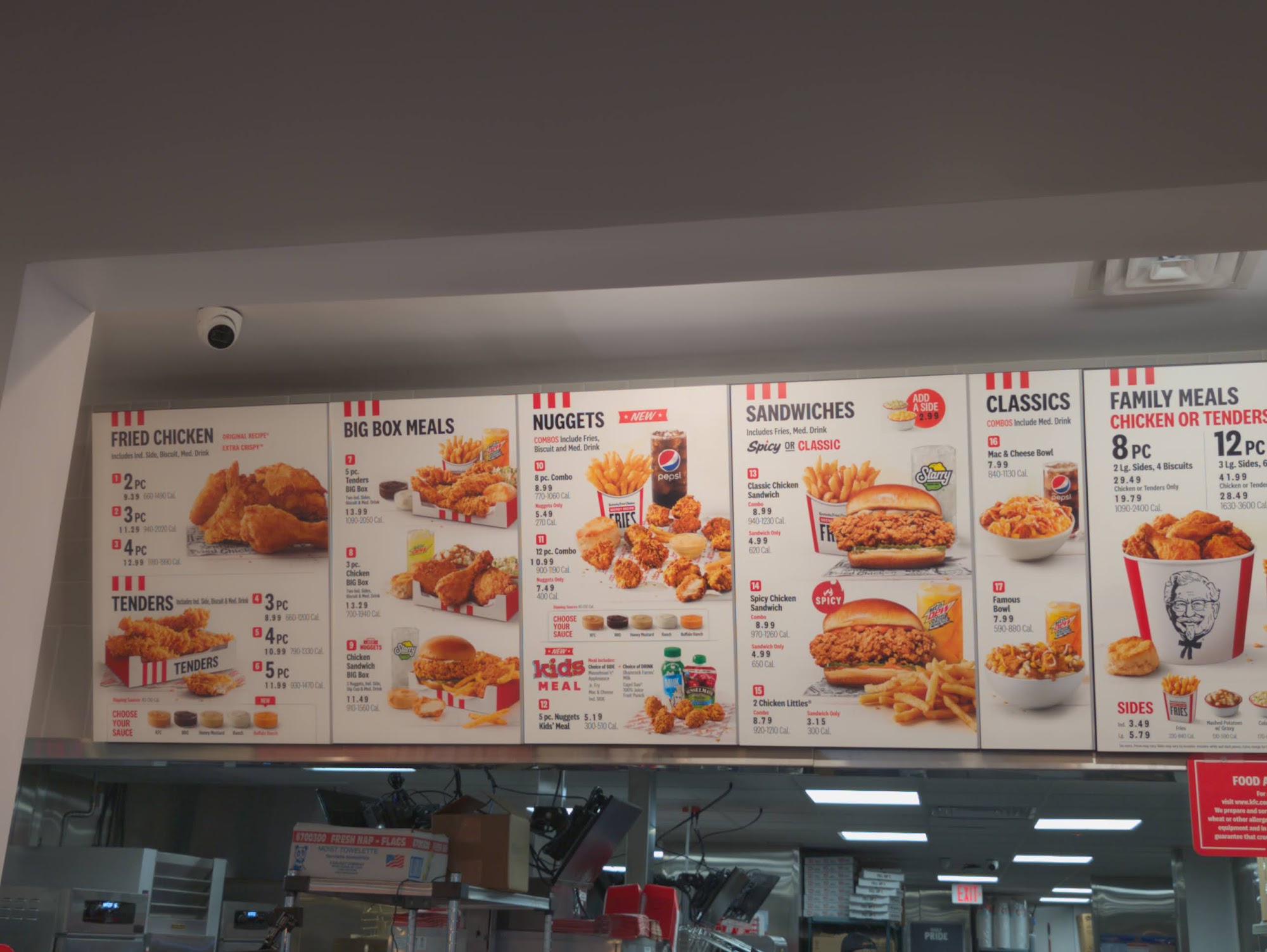 KFC Menu