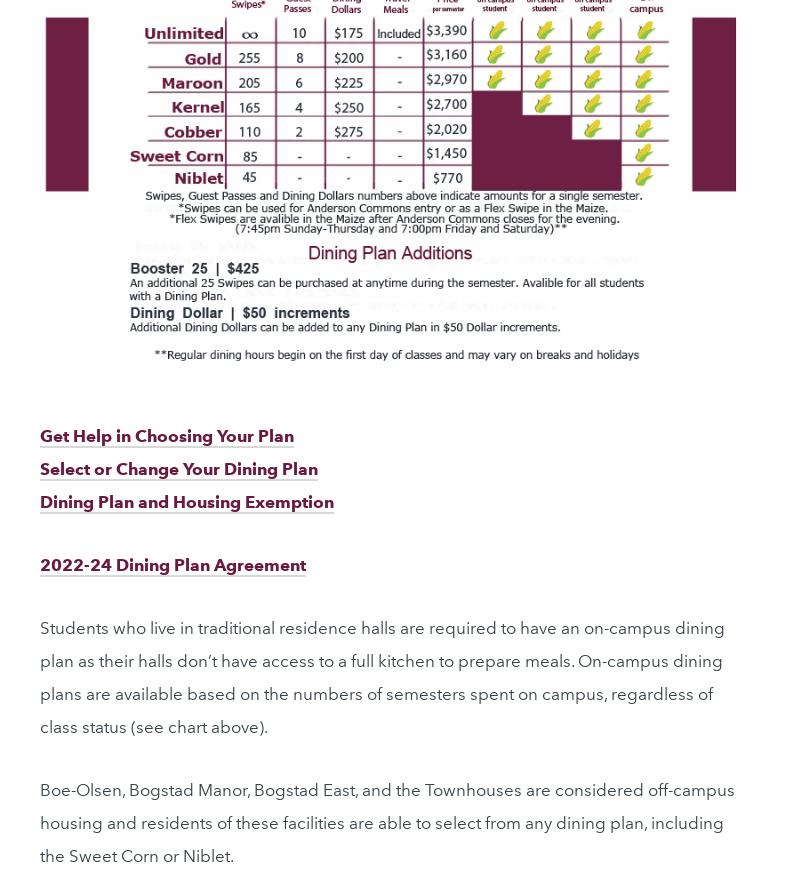 Dining Service - Concordia College Menu