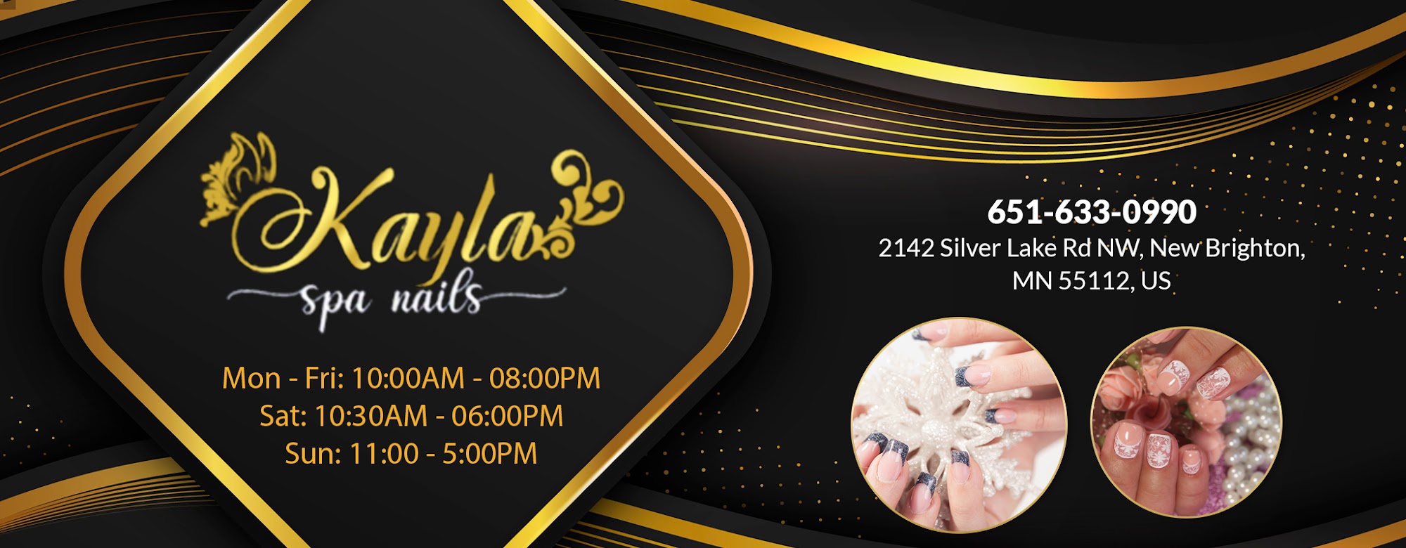 Kayla Spa Nails 2142 Silver Lake Rd NW, New Brighton Minnesota 55112