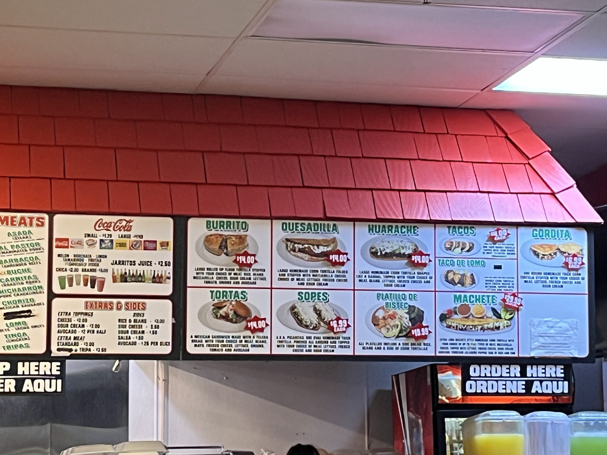 Taqueria El Guerrerito Menu
