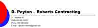 D.Peyton-Roberts Contracting