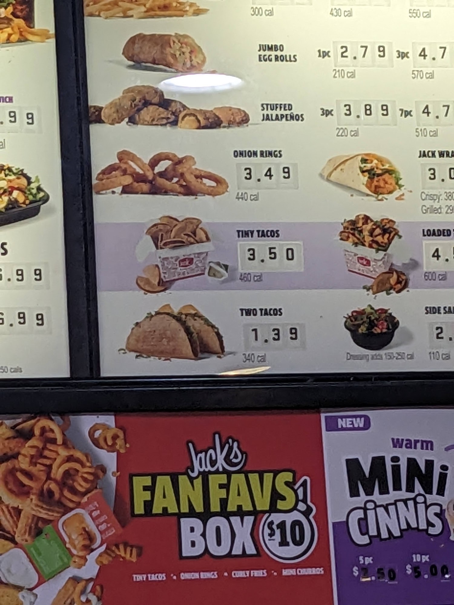 Jack in the Box Menu
