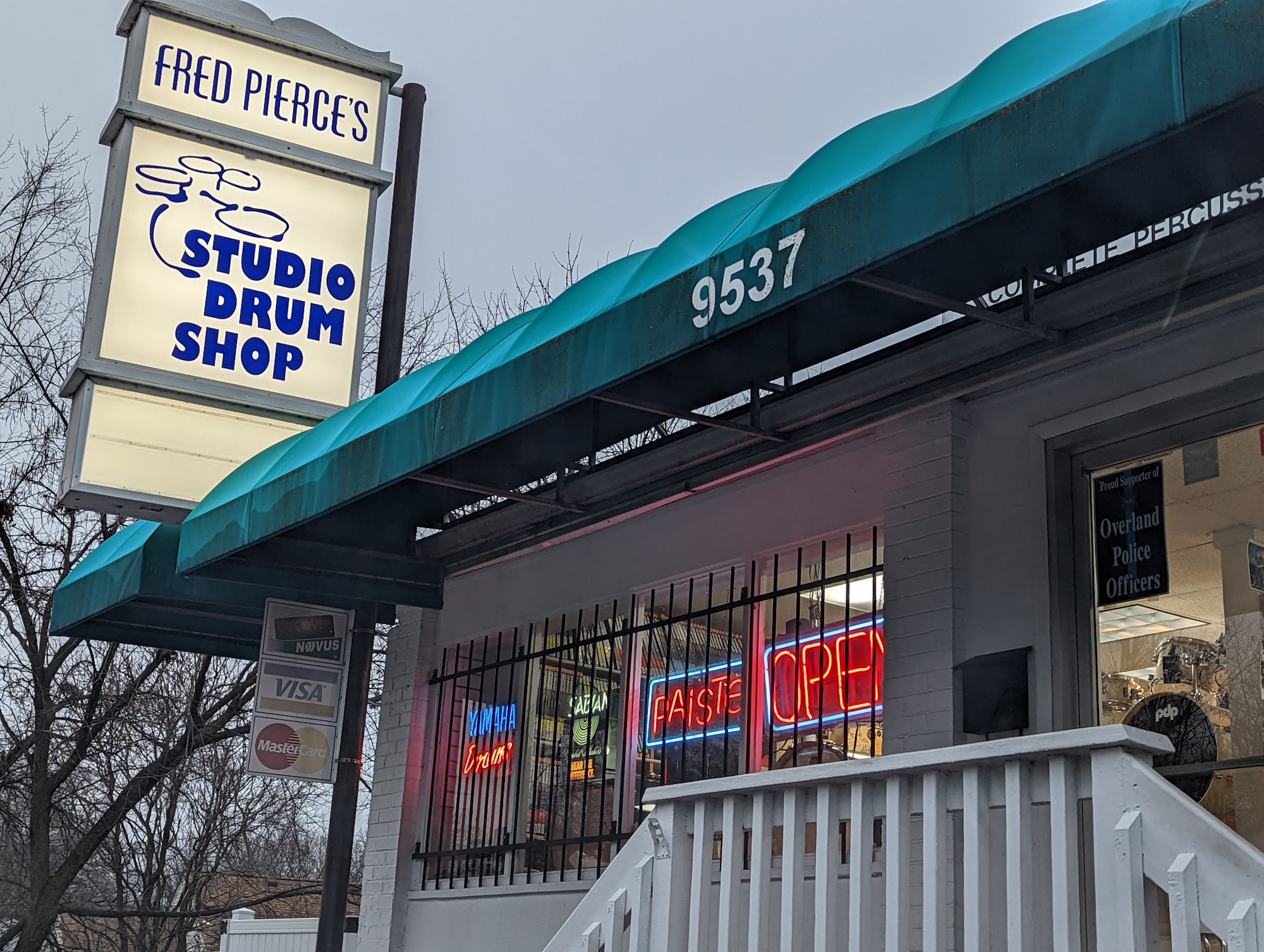 Fred Pierce's Studio Drum Shop 9537 Midland Blvd, Overland Missouri 63114