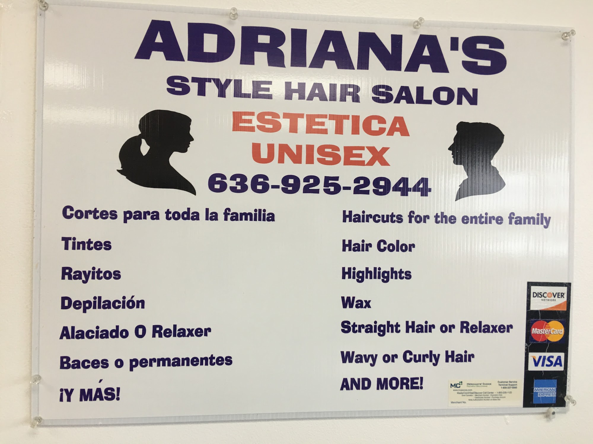 Adriana's Style Hair Salon 1411 S 1st Capitol Dr, St Charles Missouri 63303