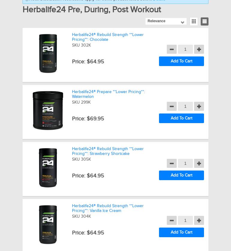 Platinum Nutrition LLC Menu