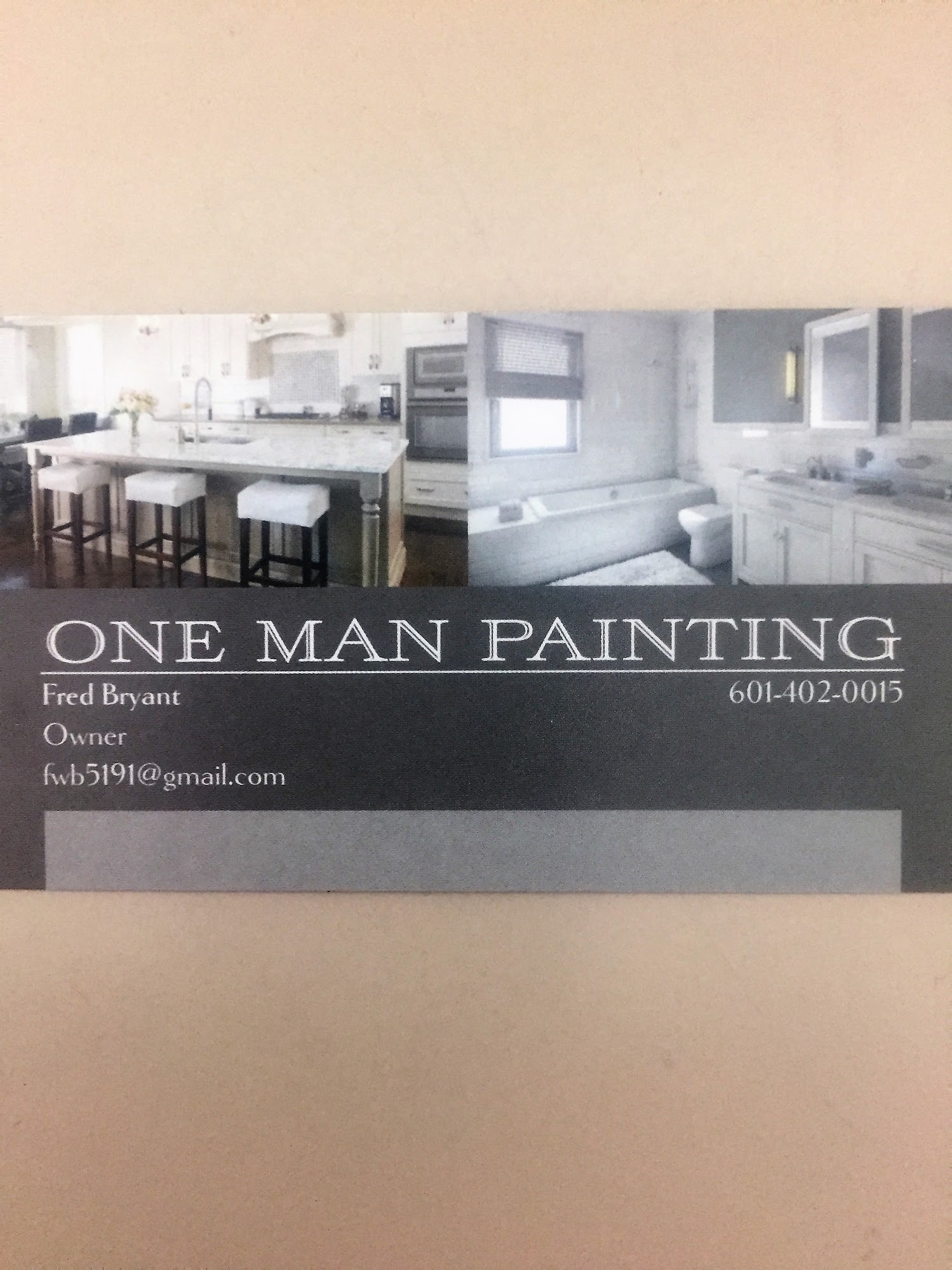 One Man Painting