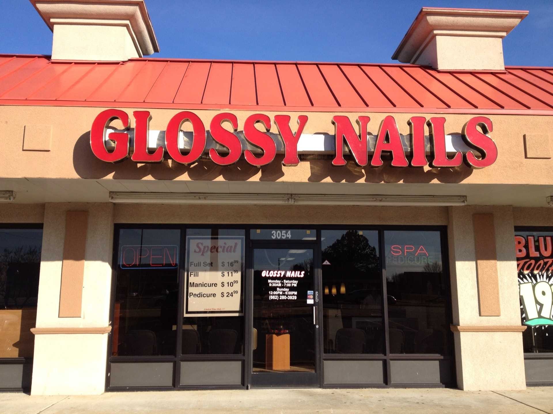 Glossy Nails 3054 Goodman Rd W, Horn Lake Mississippi 38637