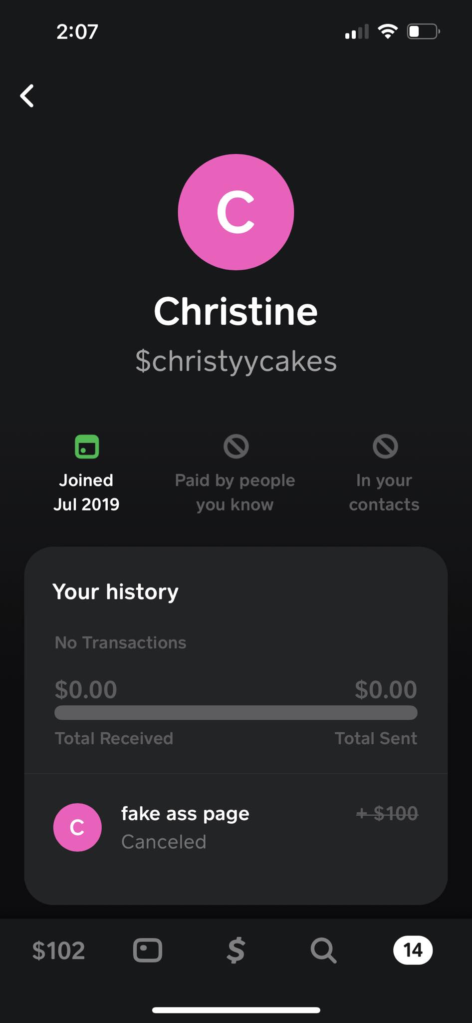 Christy Cakes LLC Menu