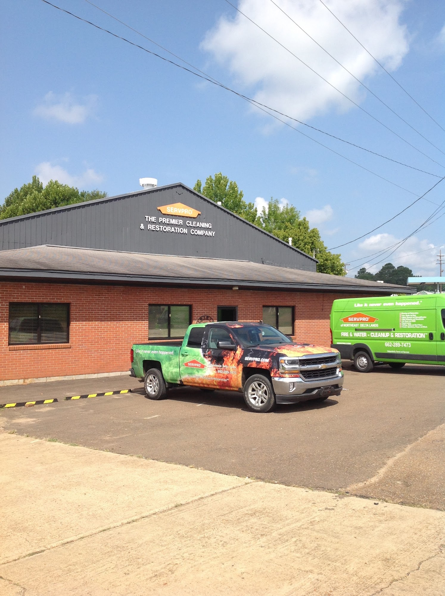 SERVPRO of Northeast Delta Lands 21 Veterans Memorial Dr, Kosciusko Mississippi 39090