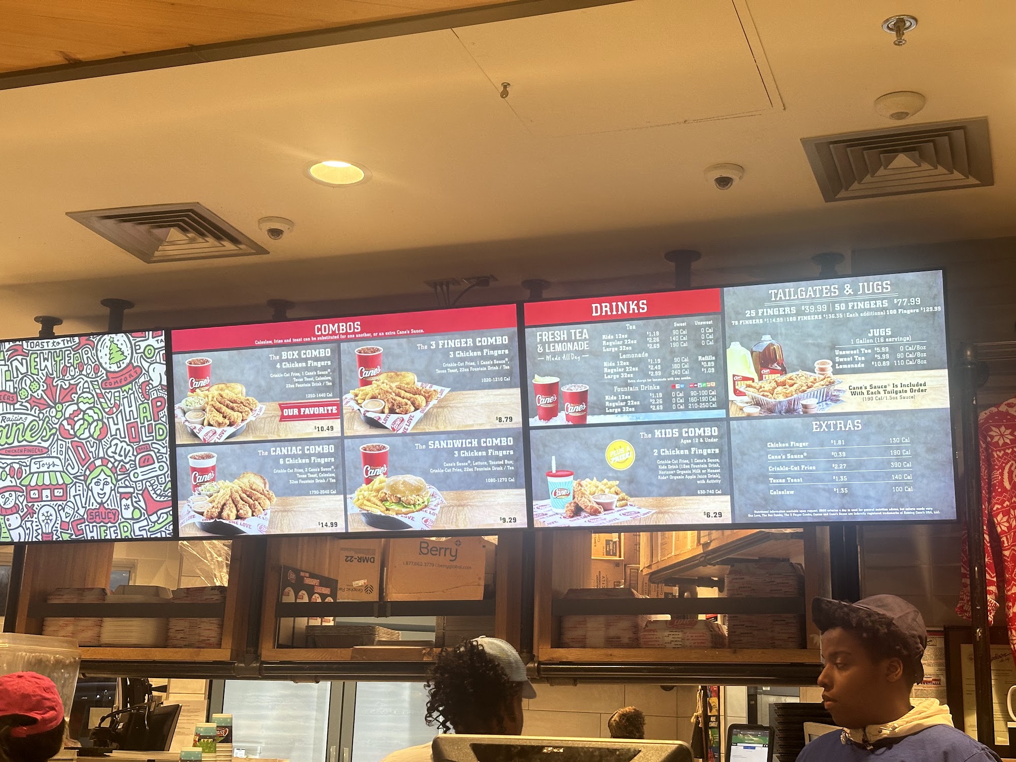 Raising Cane's Chicken Fingers Menu