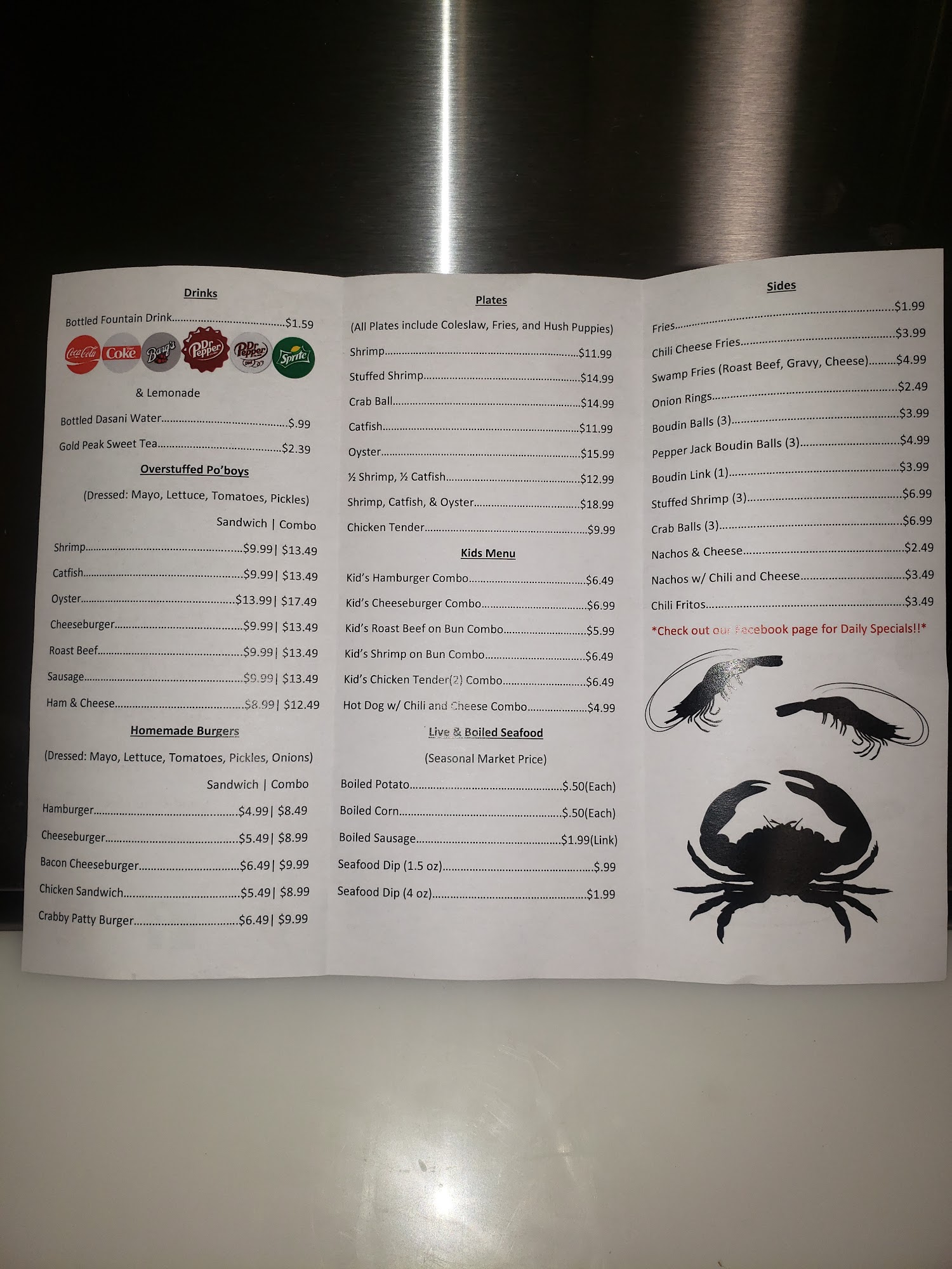 DA CAJUN SHACK, Menu, Reviews (54), Photos (18) Restaurantji