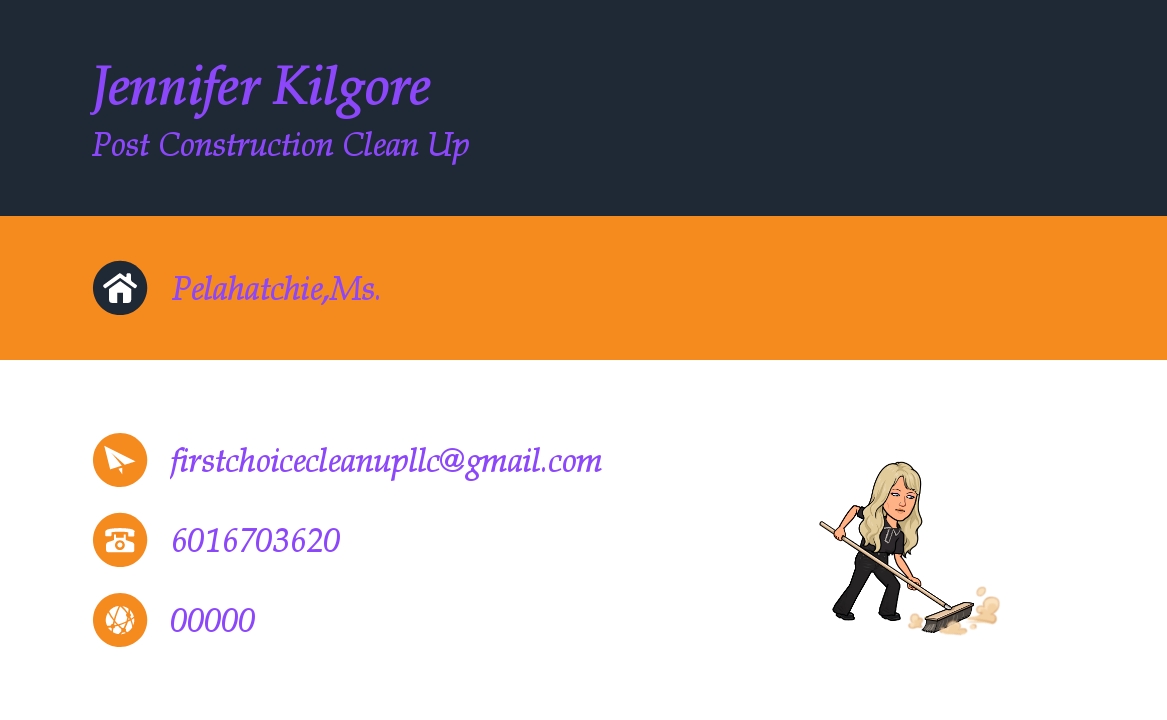 FIRST CHOICE CLEANUP, LLC 300 Mimosa Dr, Pelahatchie Mississippi 39145