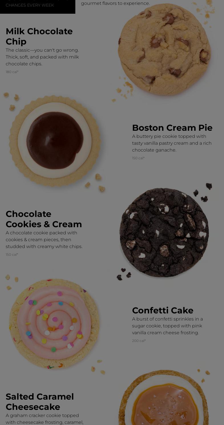 Crumbl - Helena Menu