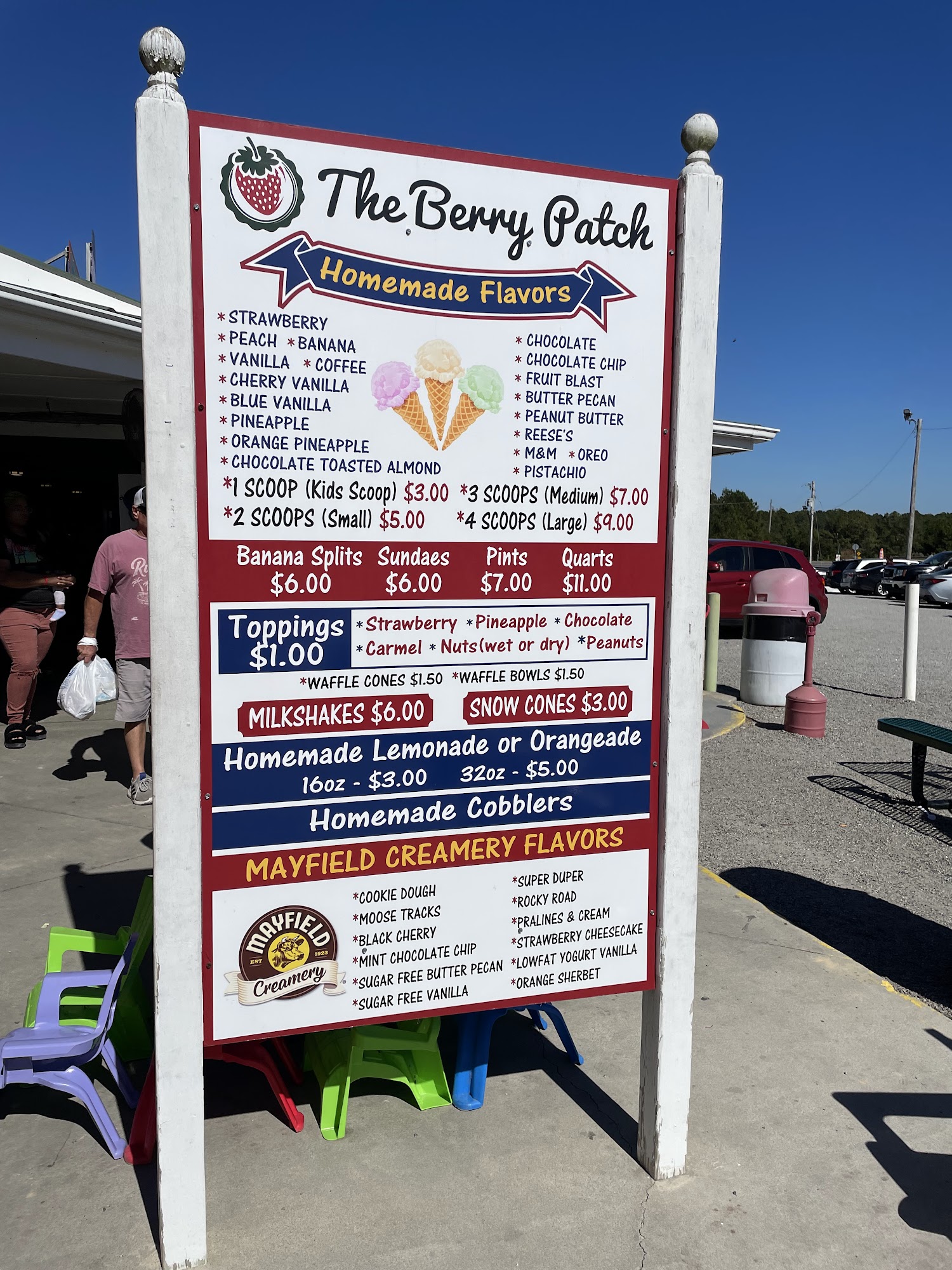 Berry Patch At The Market Menu