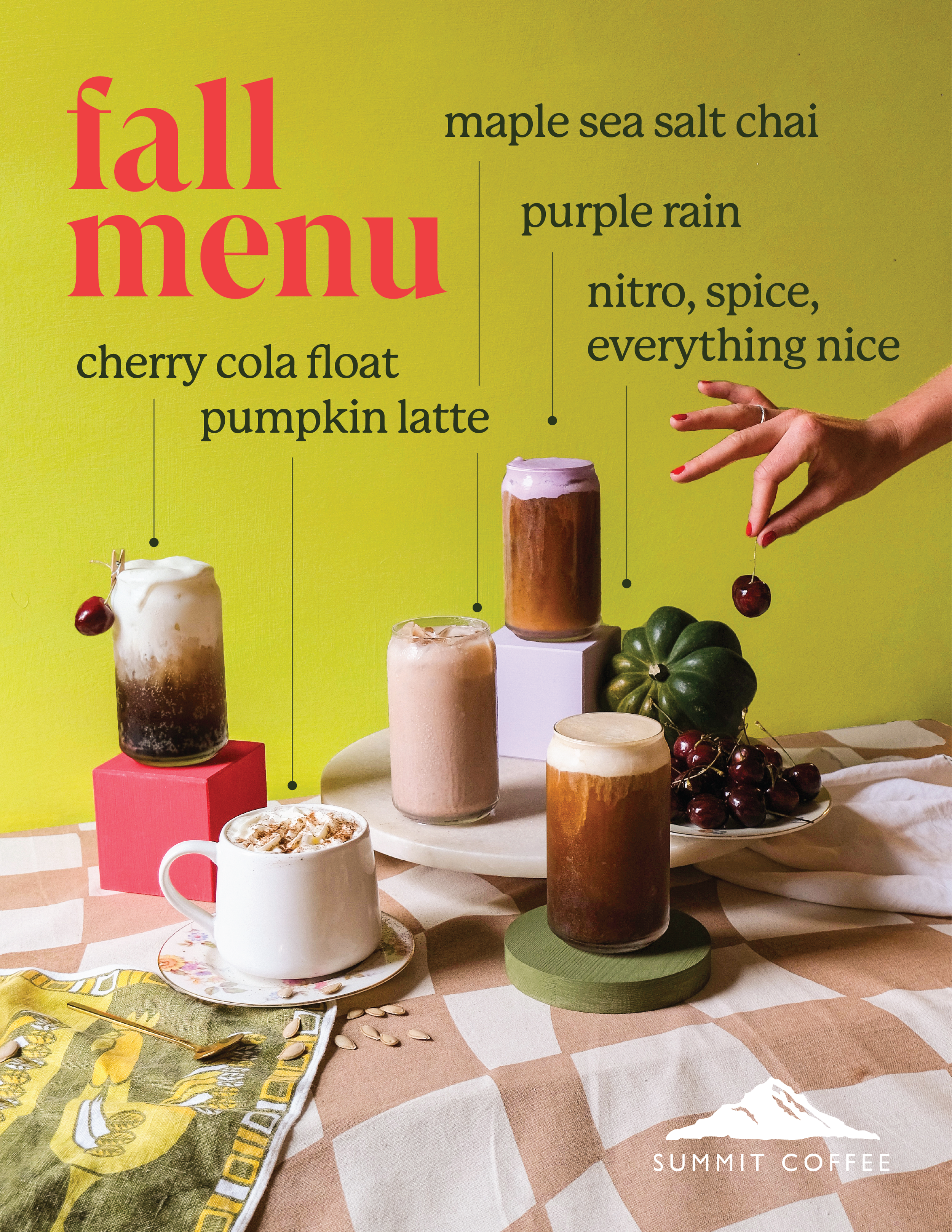 Summit Coffee Roastery Menu