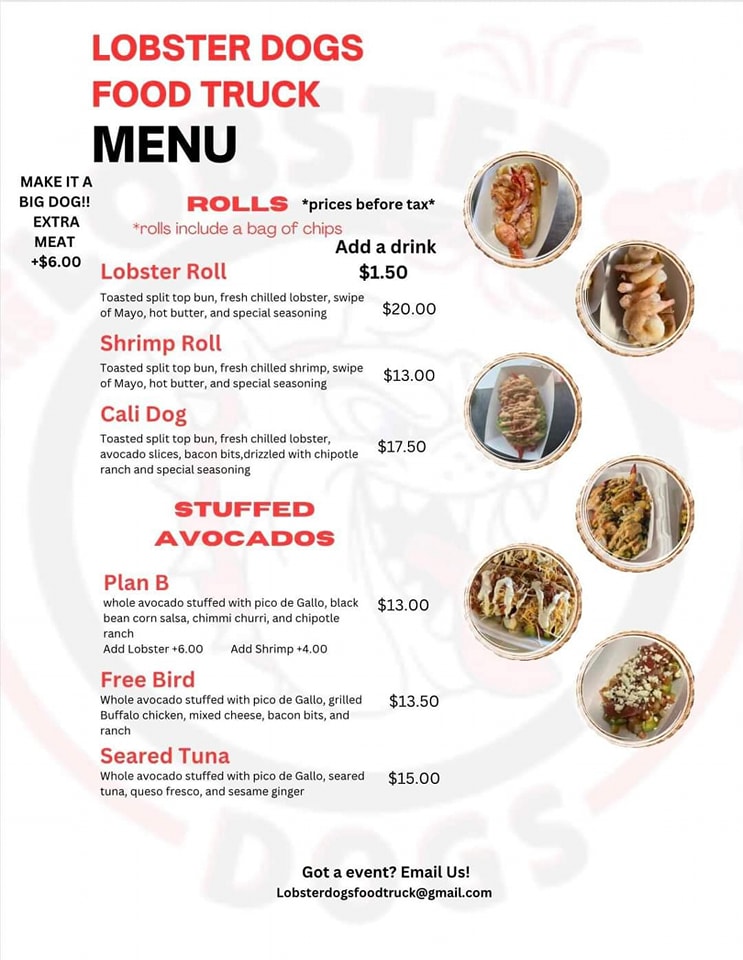 GBW: The Filling Station Menu