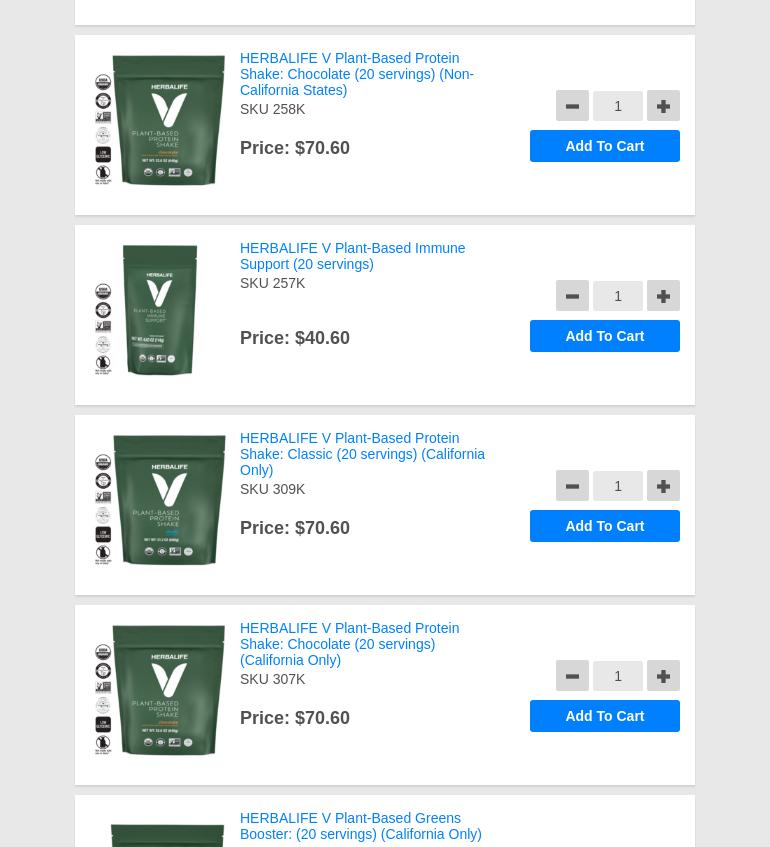 No Limit Nutrition Menu