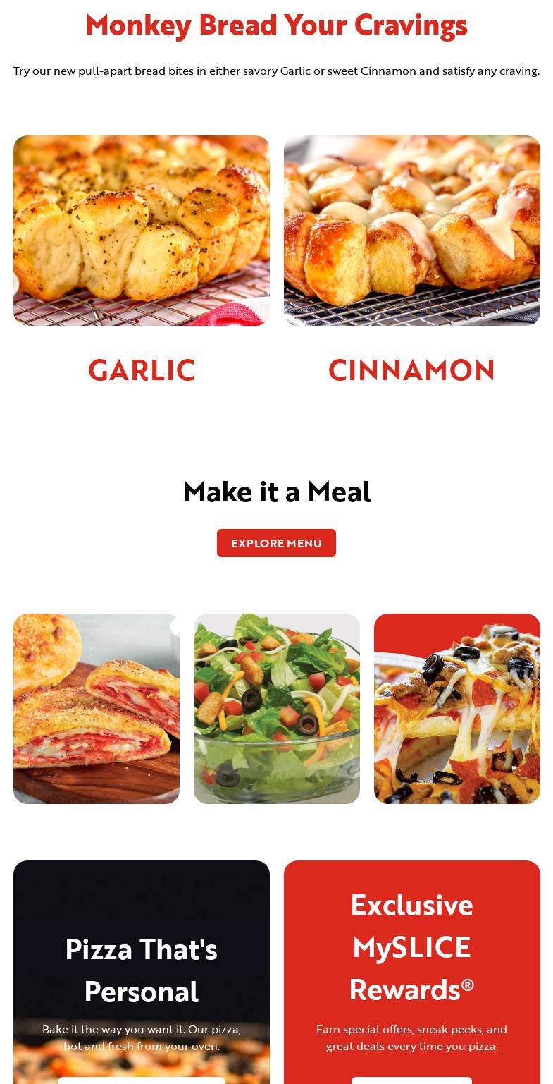 Papa Murphy's | Take 'N' Bake Pizza Menu