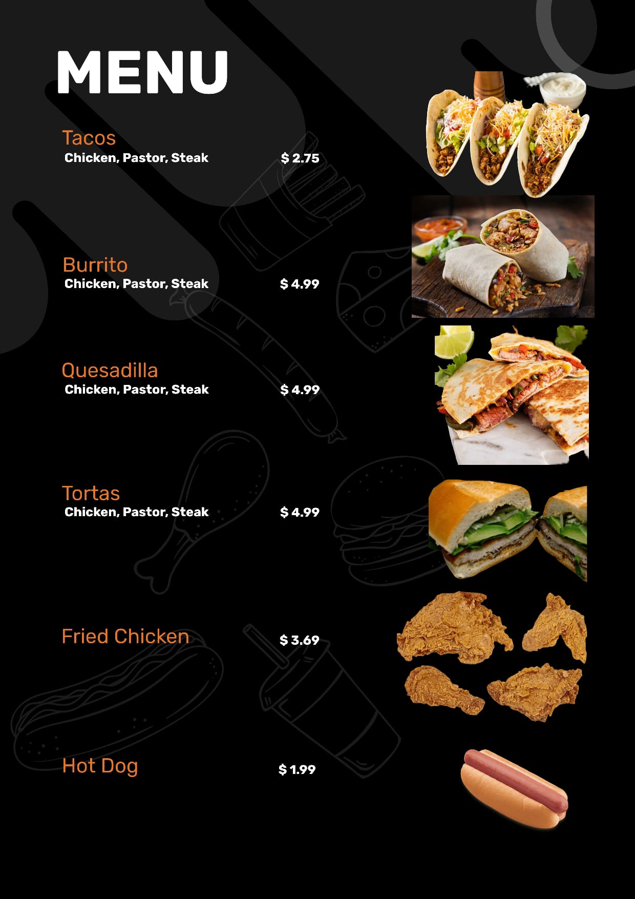 Little Mexican Grill Menu