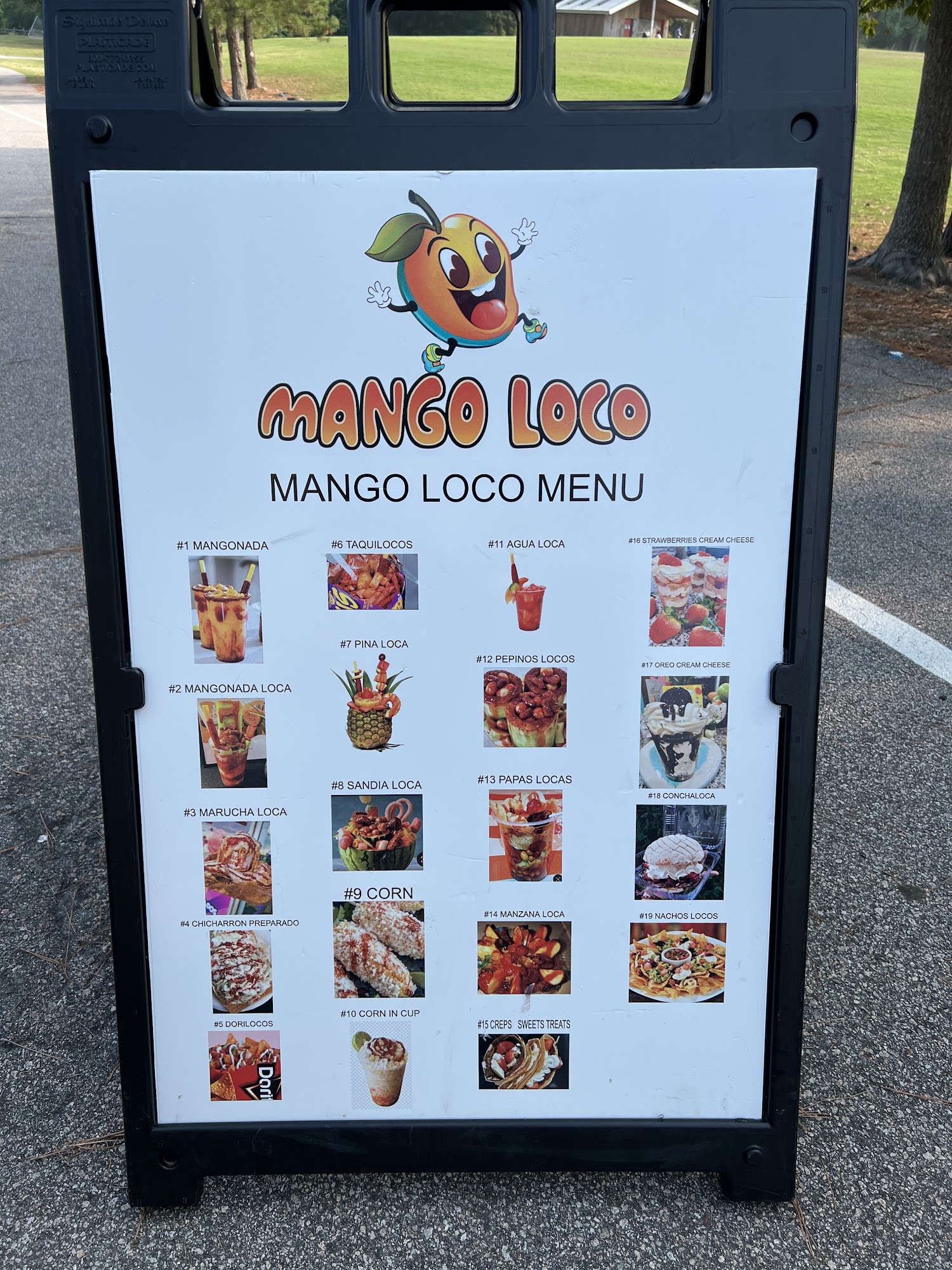 Mango Loco Menu