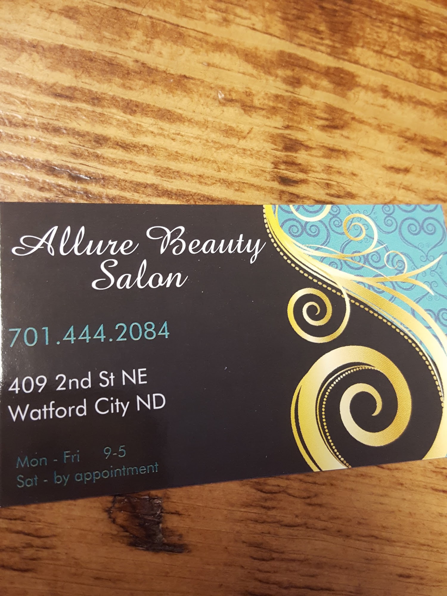 Allure Beauty Salon 409 2nd St NE, Watford City North Dakota 58854