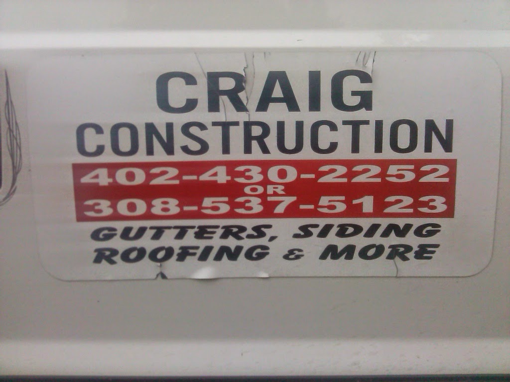 craig construction llc 1310 Ave A, Gothenburg Nebraska 69138
