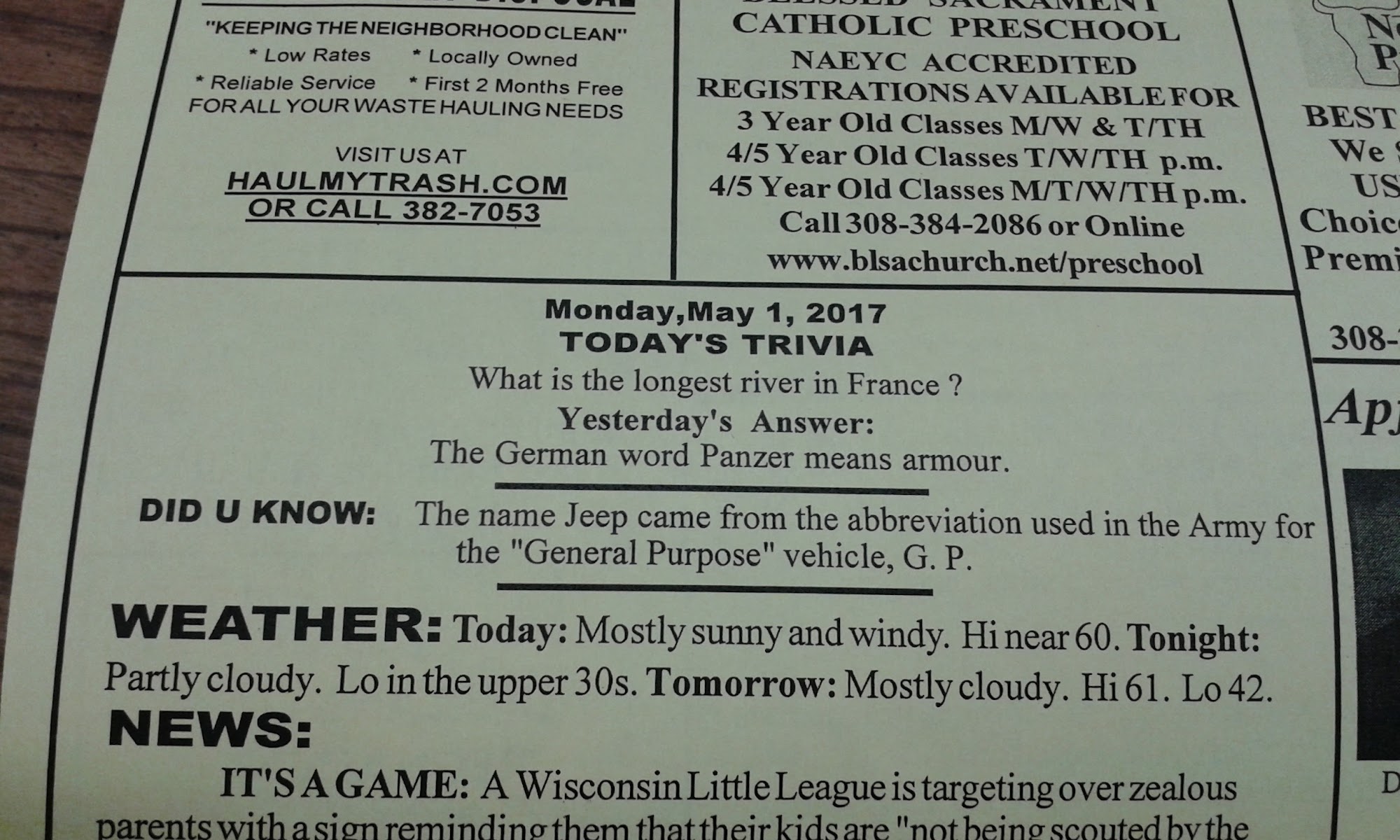 Photo credit: Google