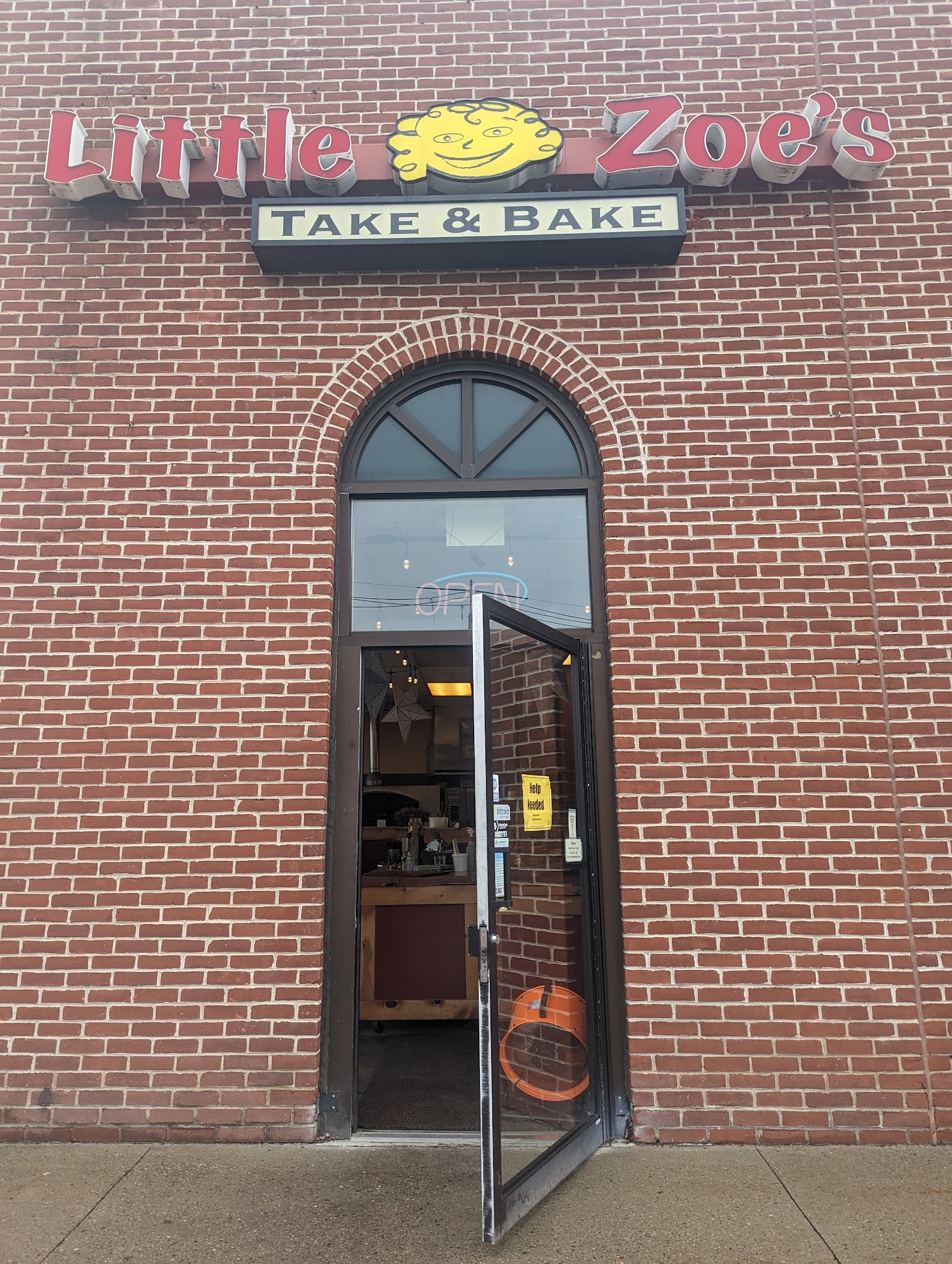 Little Zoe's Pizza. Brick oven and Take & Bake