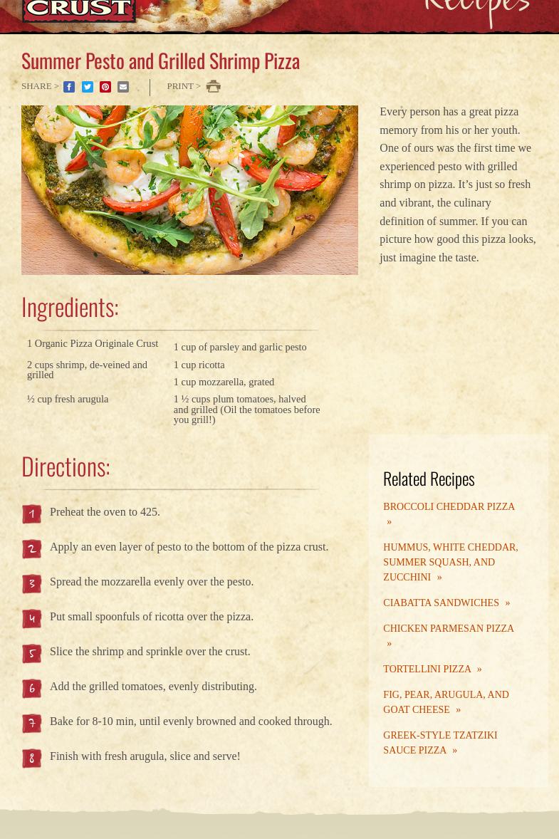 Rustic Crust FoodService Menu