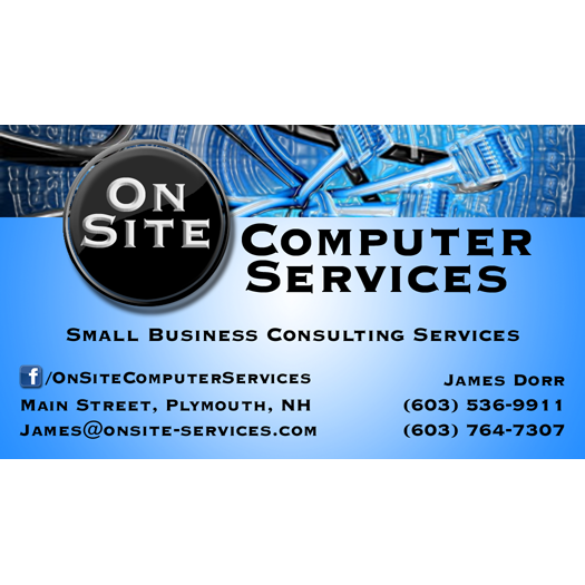 OnSite Computer Services 129 Jefferson Rd, Whitefield New Hampshire 03598