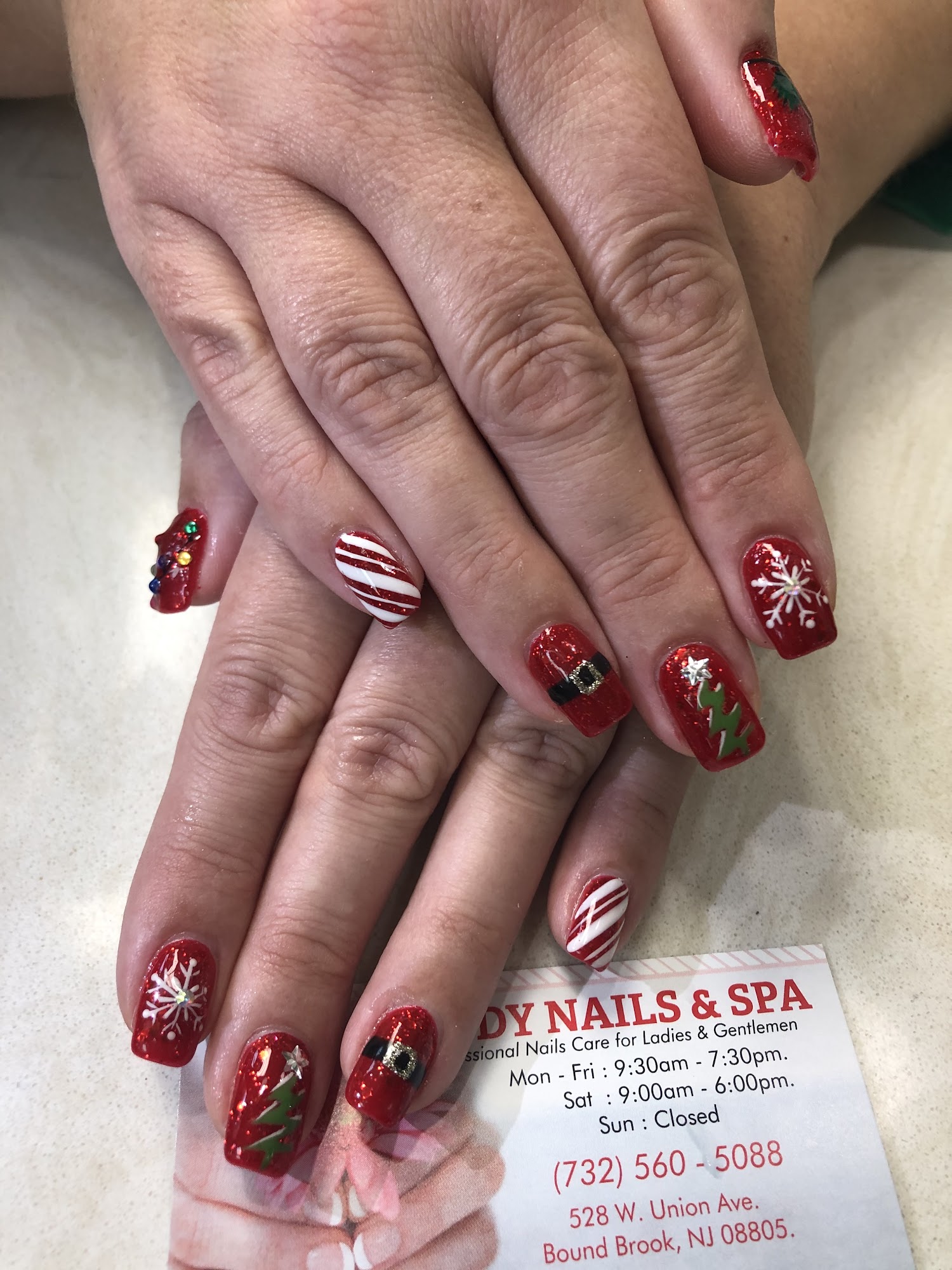 Sandys Nails And Spa Bound Brook 528 W Union Ave #2, Bound Brook New Jersey 08805