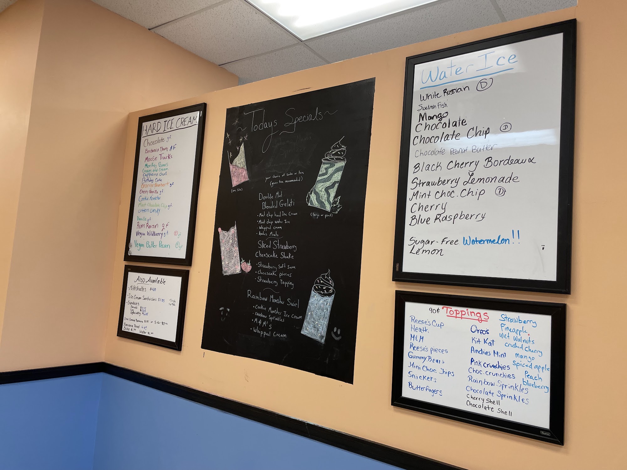 Primo Water Ice of Short Hills Menu