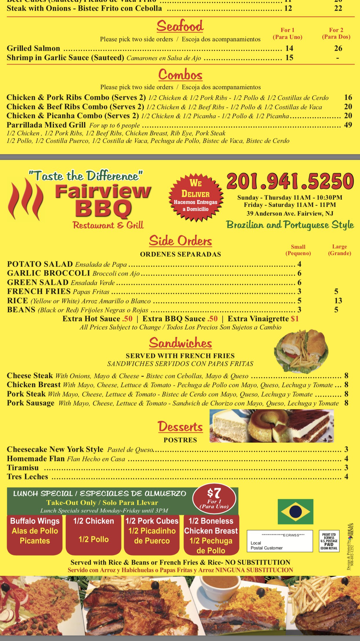 Comieda Chapina 🇬🇹 Menu