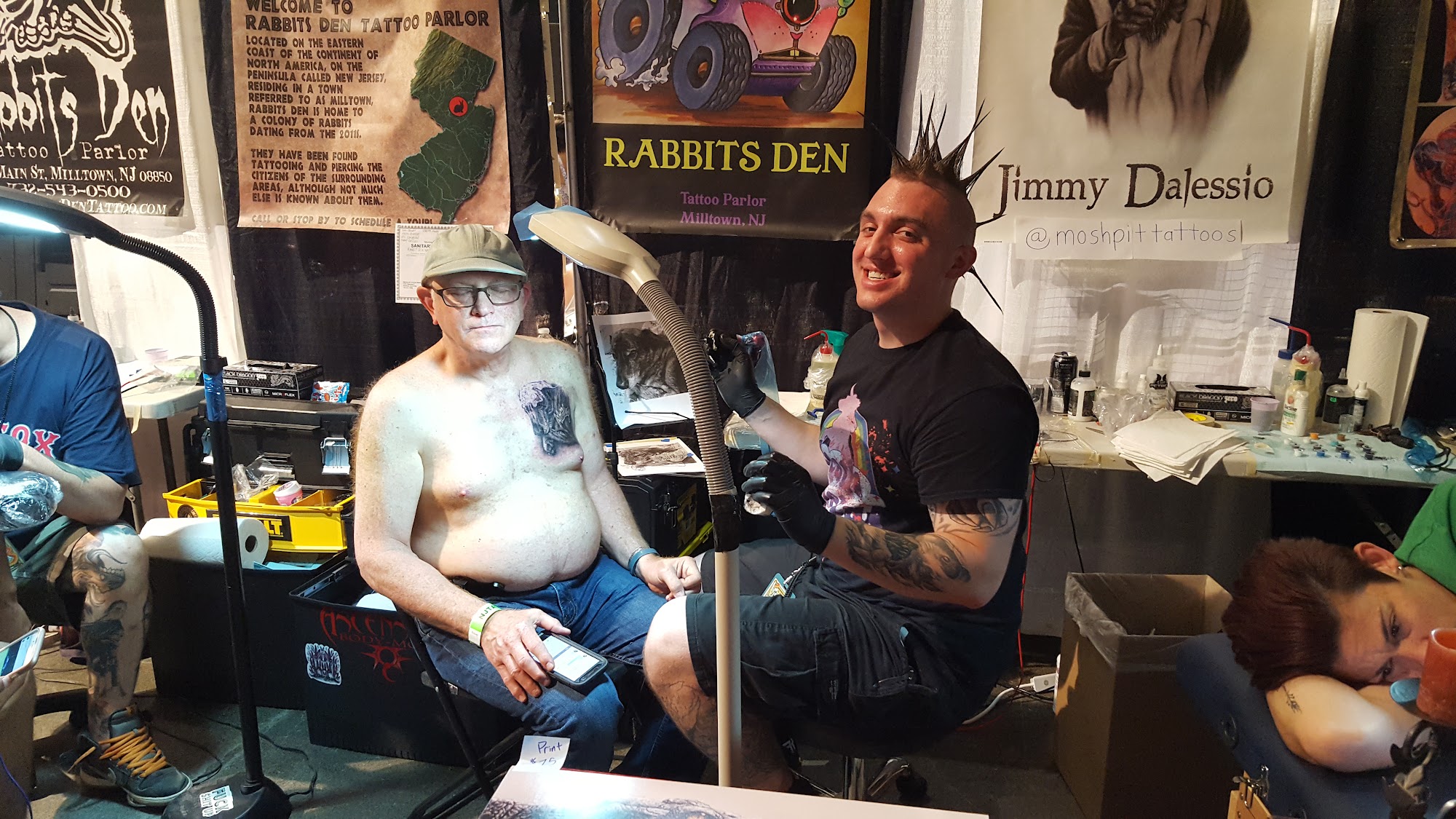 Rabbits Den Tattoo and Piercing Parlor 120 N Main St Suite #201, Milltown New Jersey 08850