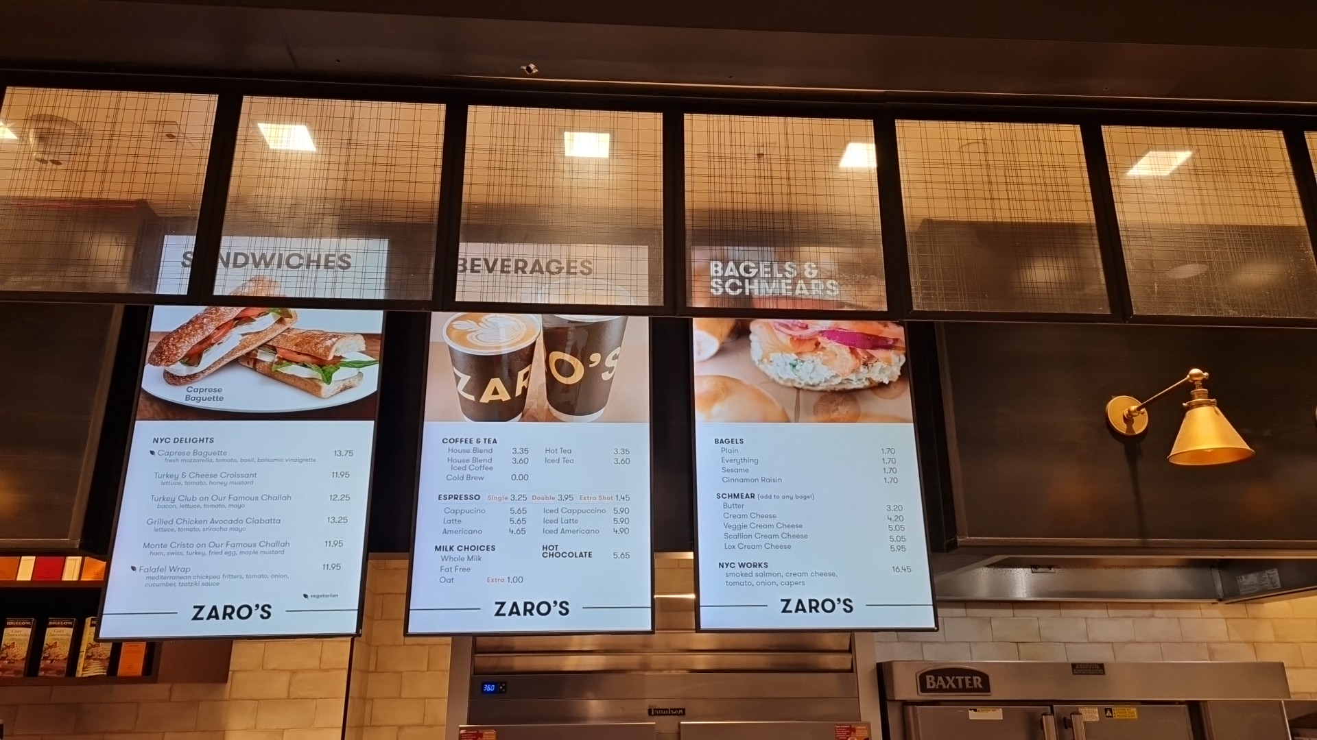 Zaro's Family Bakery Menu