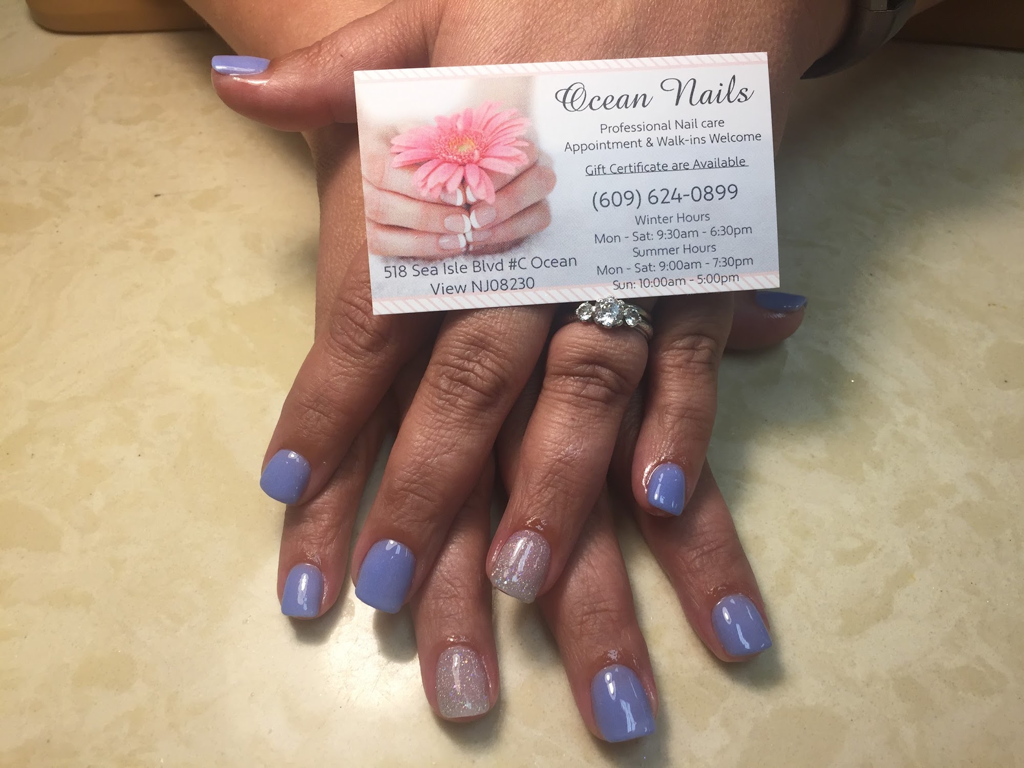 Ocean Nails 1039 518 Sea Isle Blvd UNIT C, Ocean View New Jersey 08230