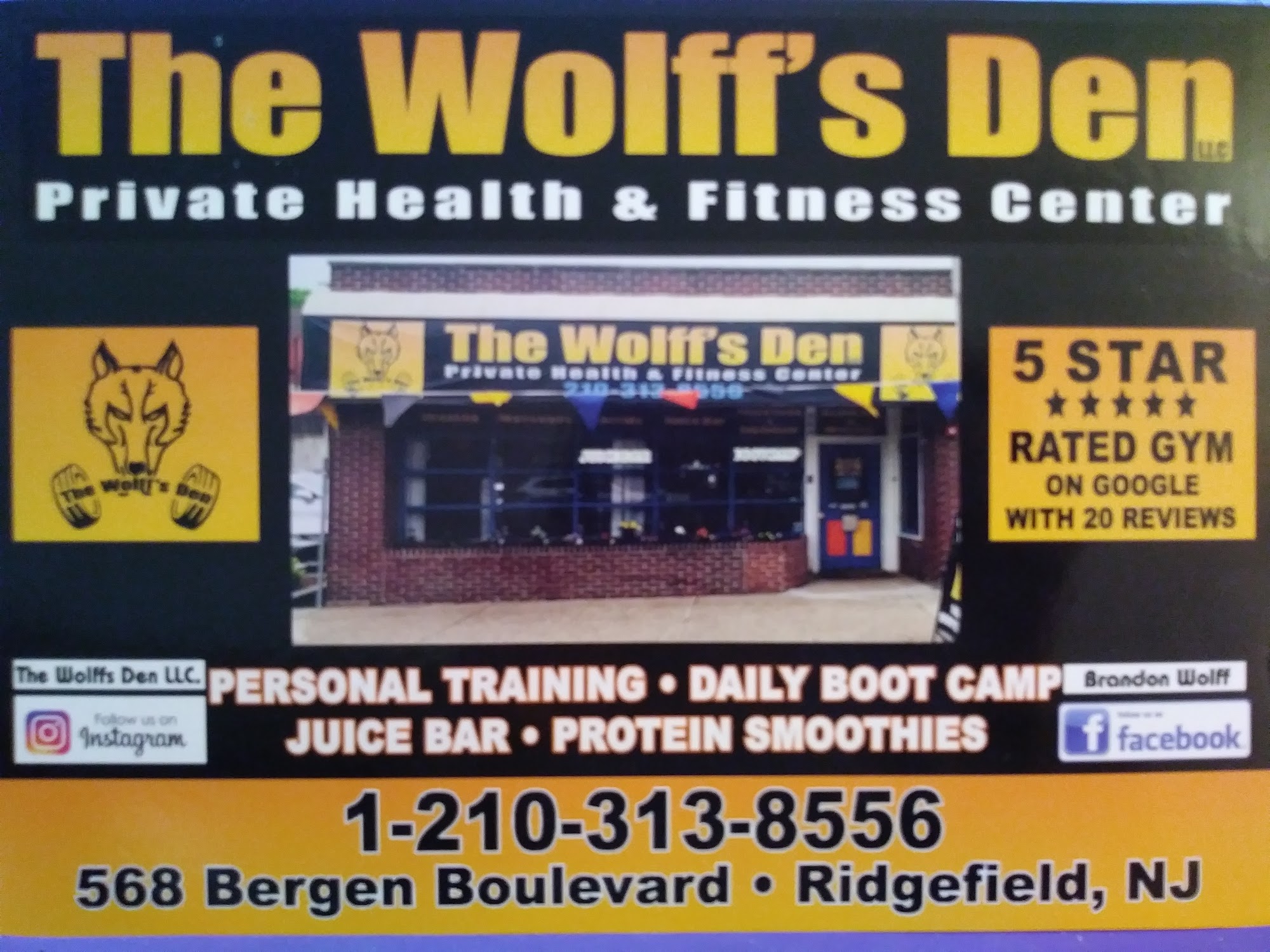 The Wolff's Den Personal Training 568 Bergen Blvd, Ridgefield New Jersey 07657
