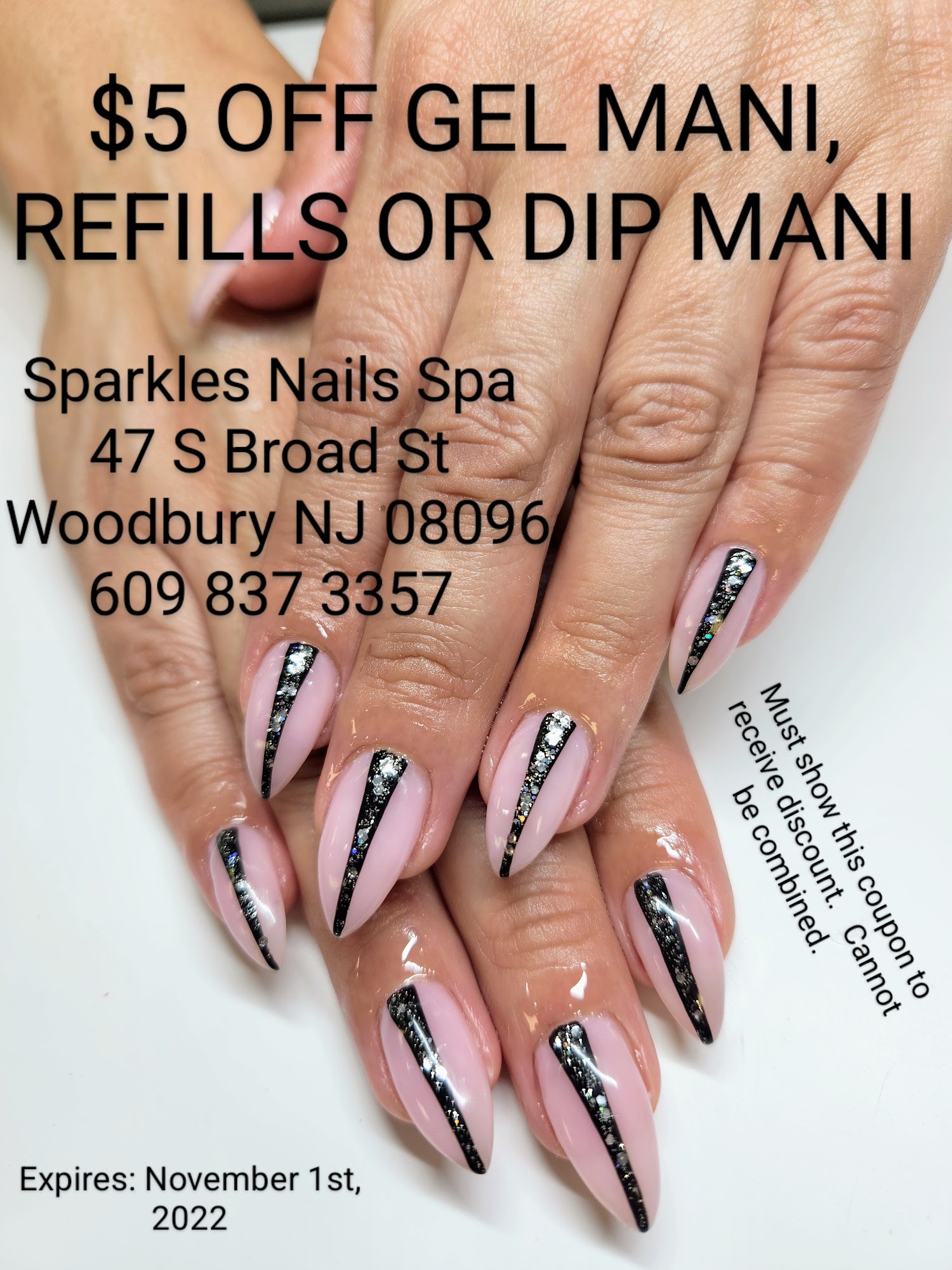 White Lotus Nails & Spa 47 S Broad St, Woodbury New Jersey 08096