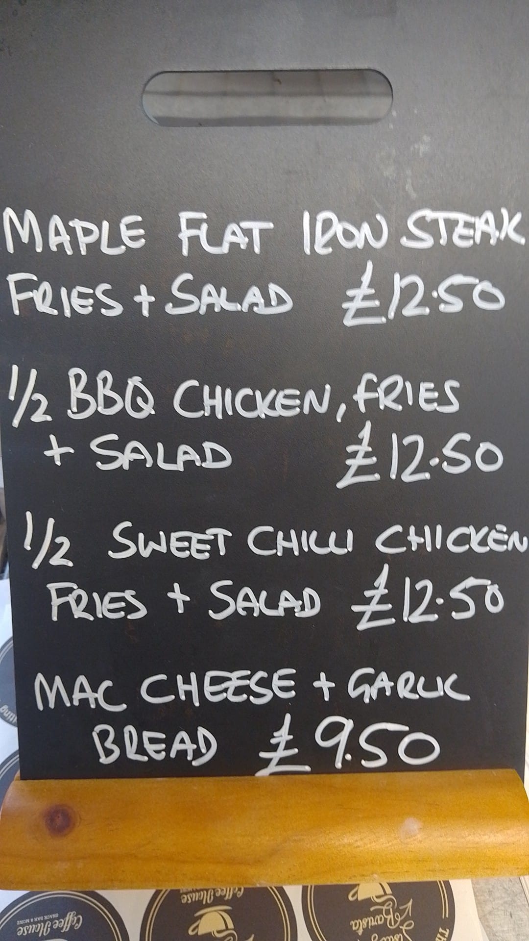 Queens Head House Menu
