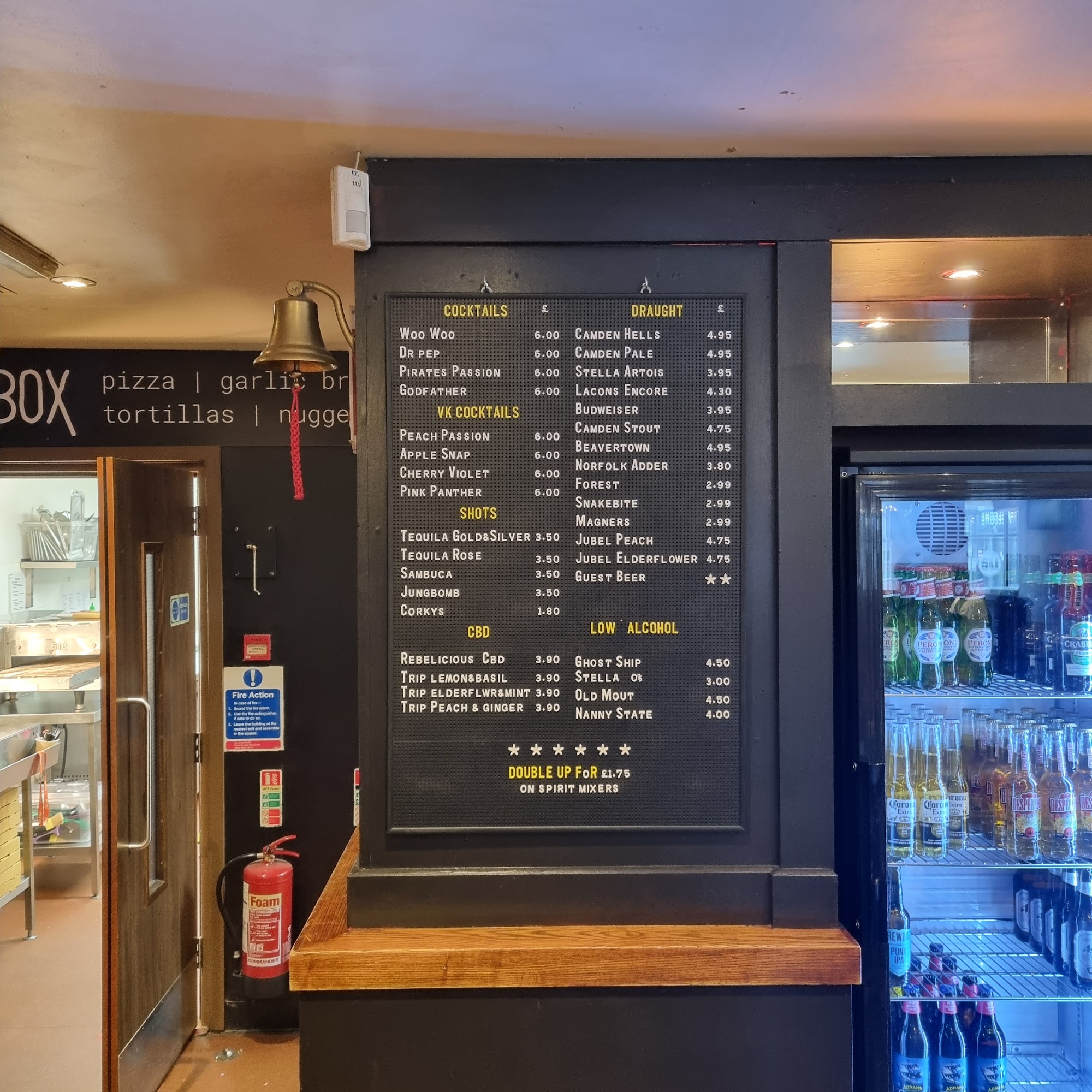 Bar SU Menu