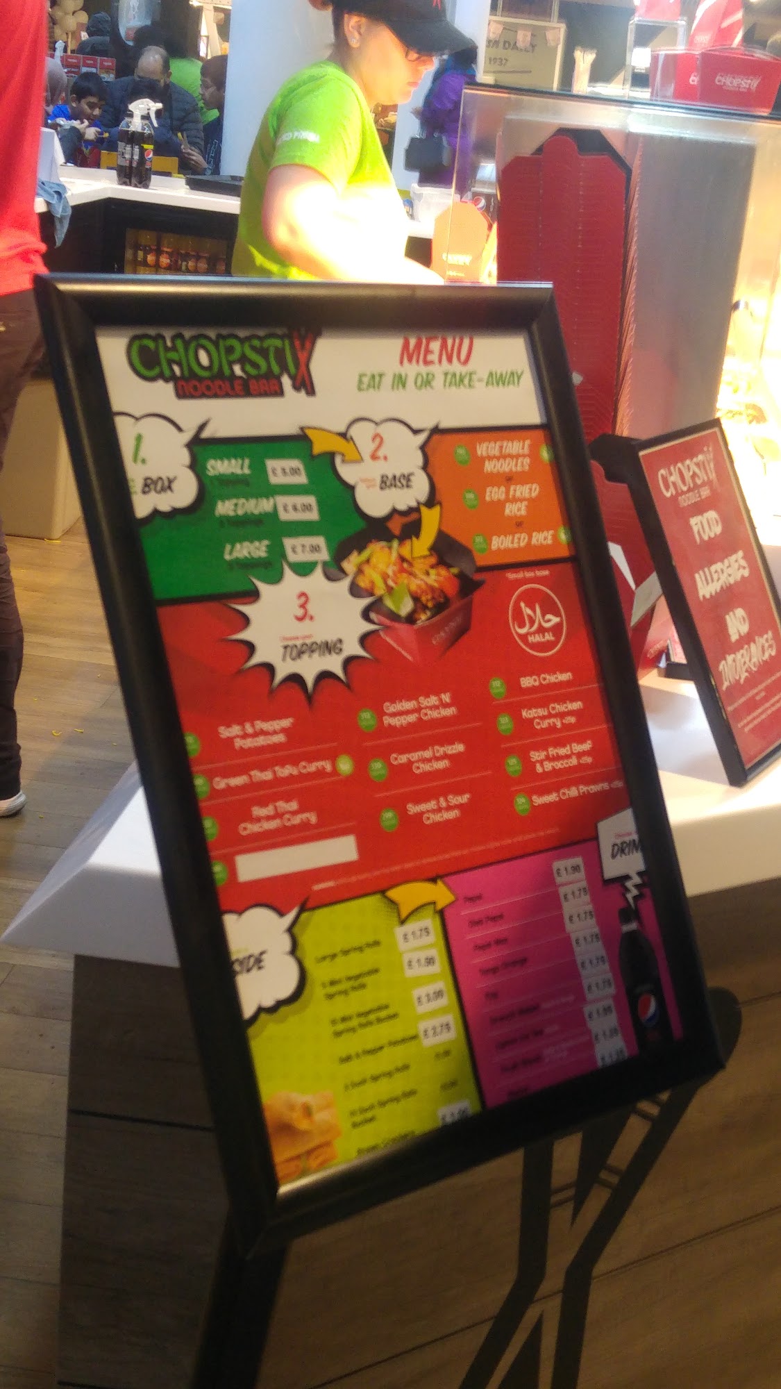 Chopstix Menu