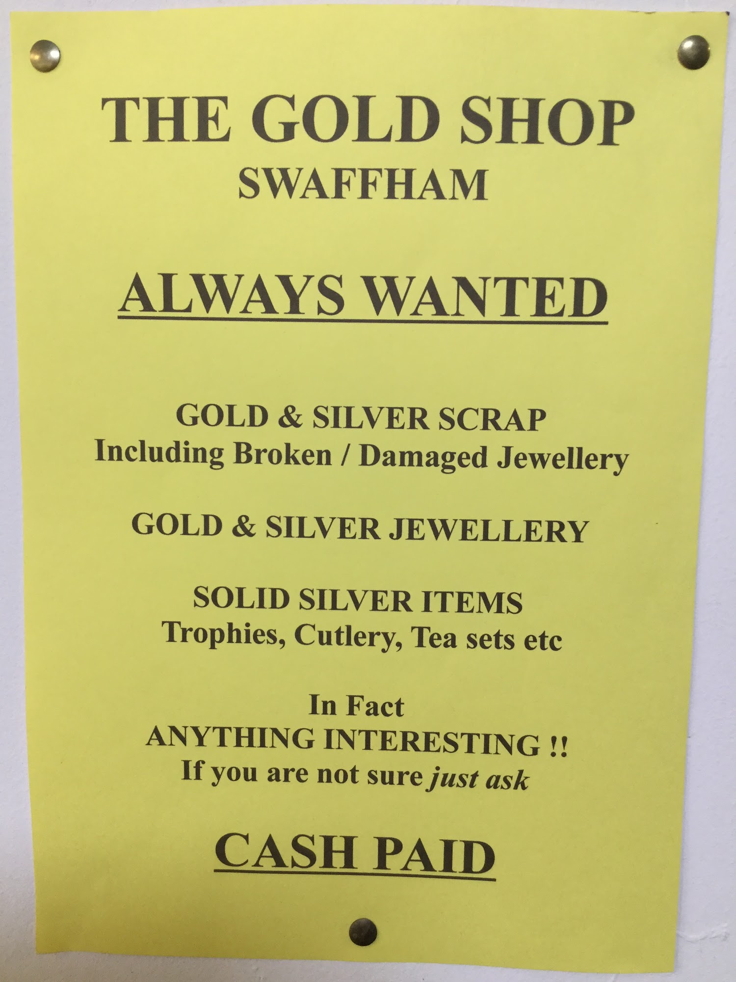 The Gold Shop