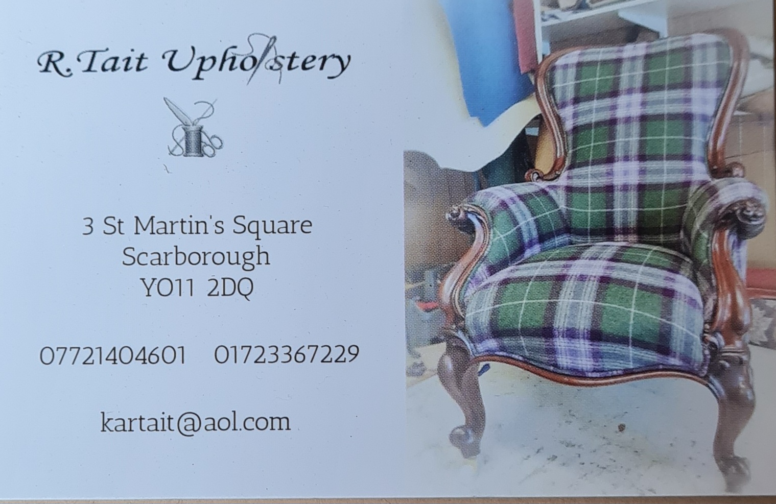 R,Tait upholstery Ltd