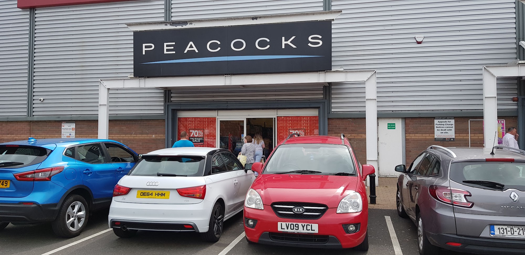 Peacocks Newry